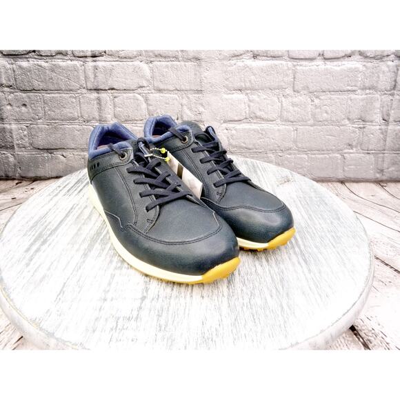 Ecco Golf Shoes Street Retro Blue Women 8 Spikeless Used No Box - Picture 9 of 13